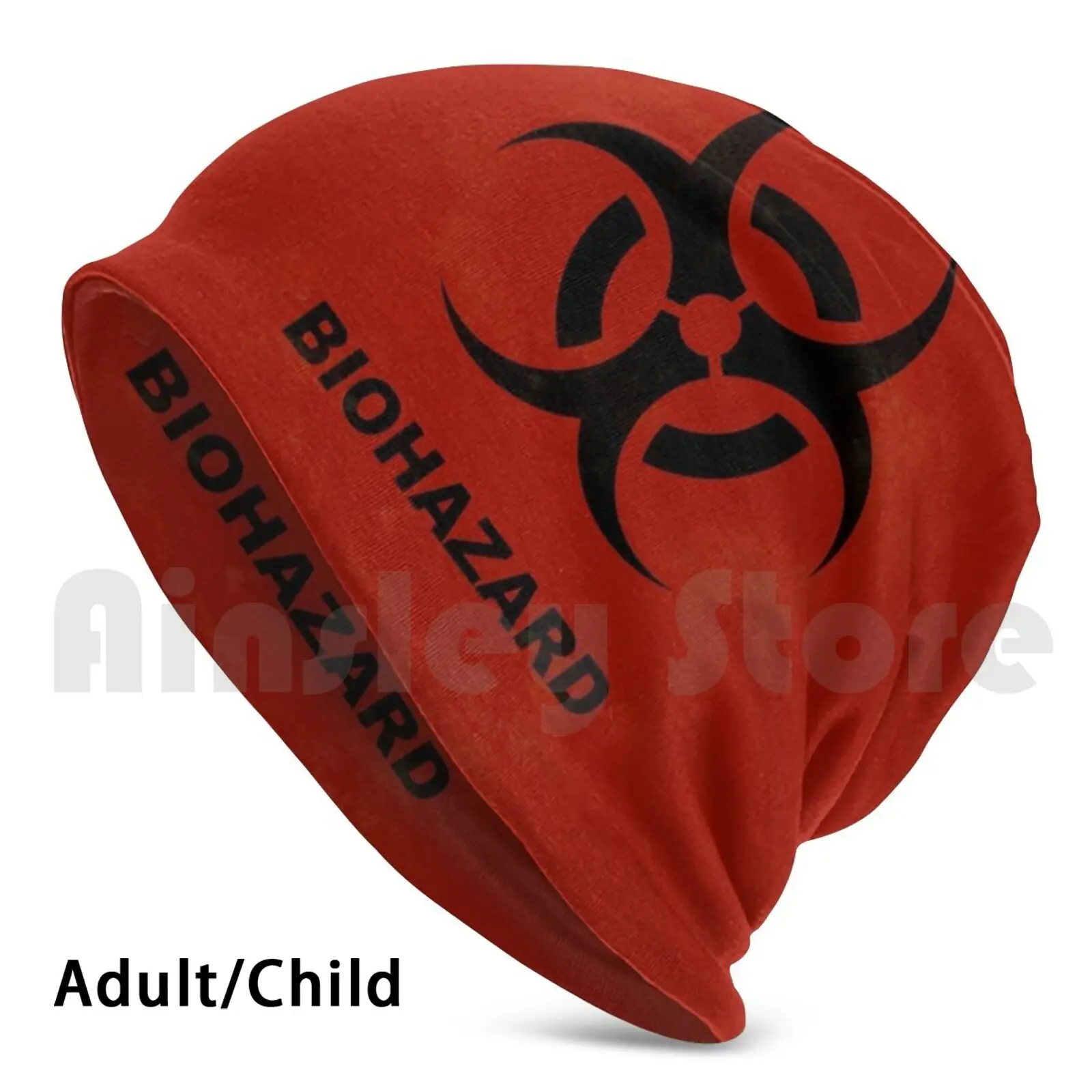 Berretti A Rischio Biologico Cappello Lavorato A Maglia 2938 Berretti Stampa Rischio Biologico Avviso Di Pericolo Quarantena Radiazioni