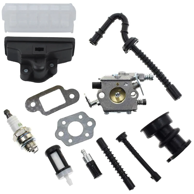 Carburetor Air Filter Kit For Stihl 021 023 025 Ms210 Ms230 Ms250 250 Chainsaw 1123 120 0605, 1123 160 1650