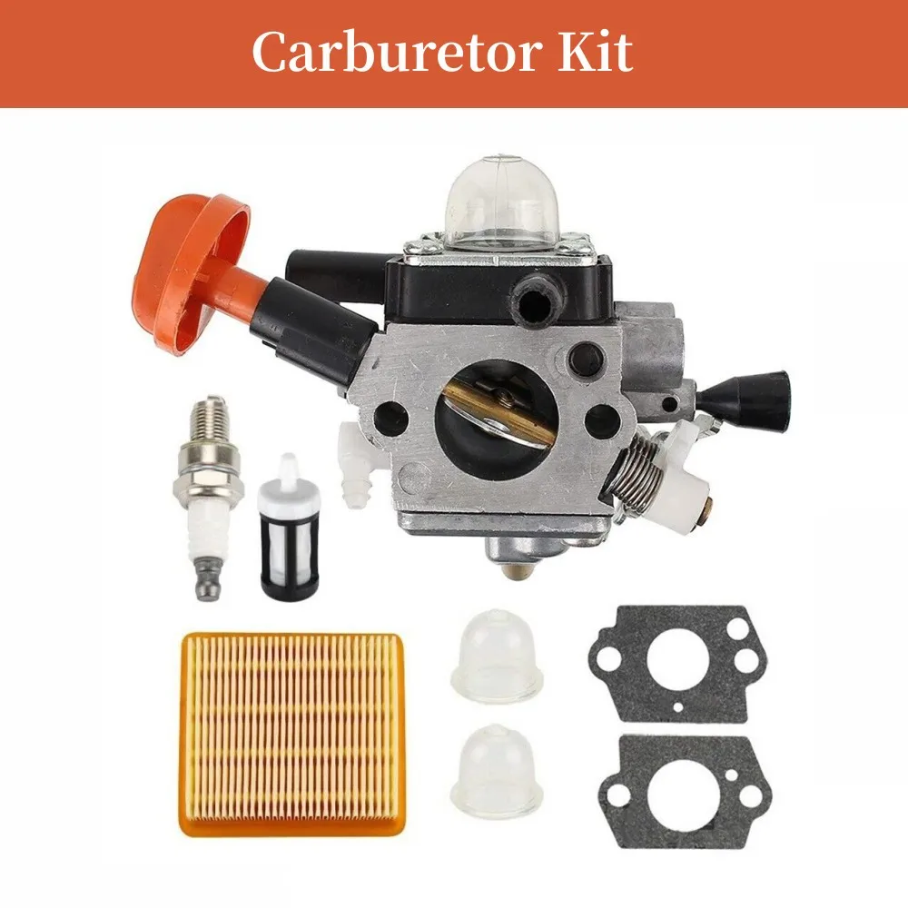 Kit Carburatore Per Stihl Fs89 Fs89R Fs91 Fs91R Fs111 Fs111R Muslimah Decespugliatore String Trimmer Parti Con Guarnizione Filtro Carburante