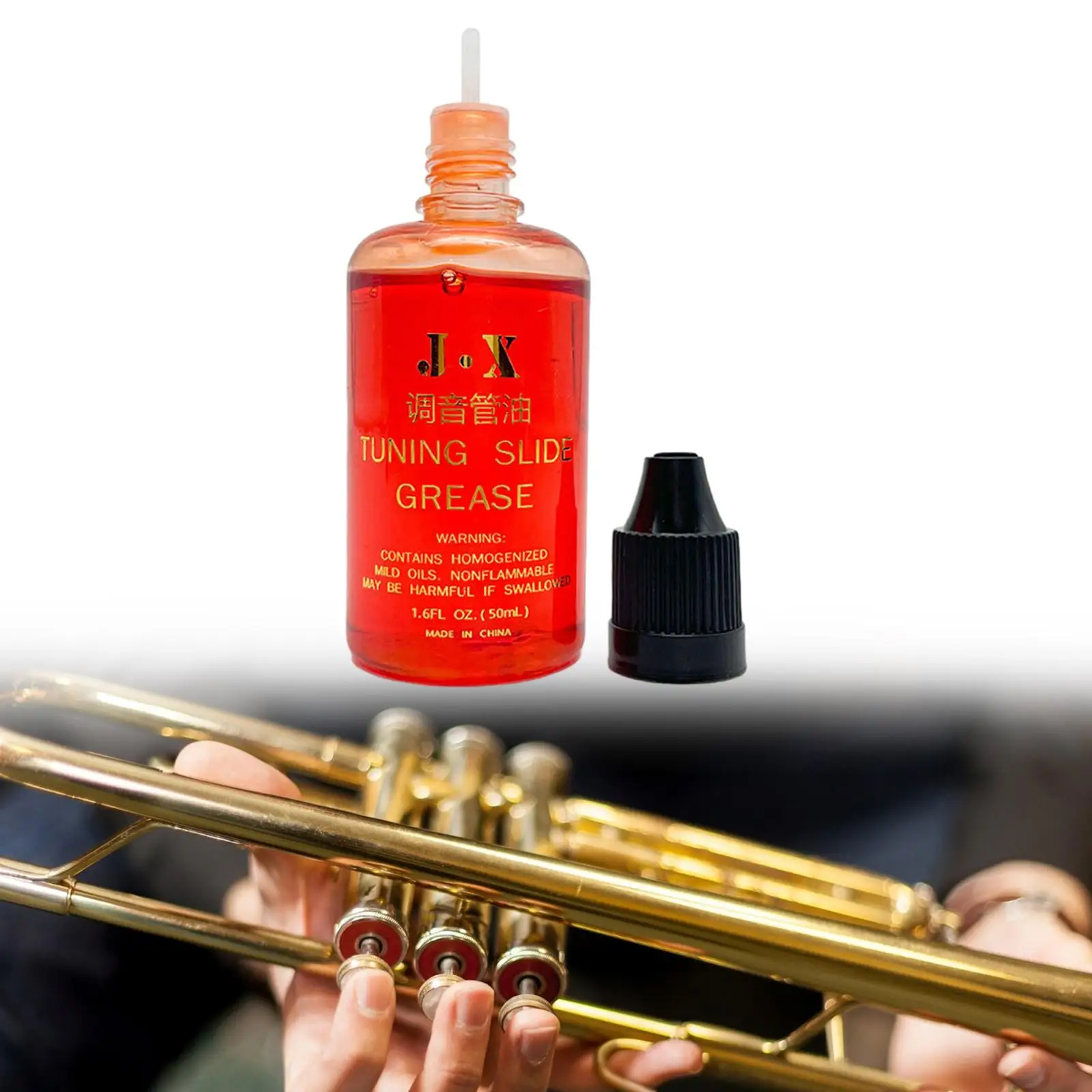 Trombone Lubrificante Accessori In Ottone Liscio Cura 50Ml Trombone Slide Oil Per Tromboni Euphoniums Accessori Tubas Francesi