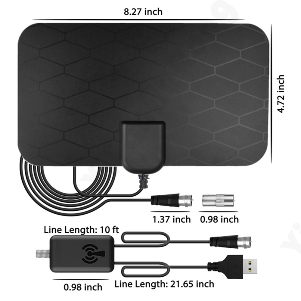 Nuovo Ricevitore Antenna Tv 1080P 4K 8K Hdtv Per Tv Box Dvb-T2 Antenna Tv Amplificatore Antenna Per Auto Booster Indoor Digital