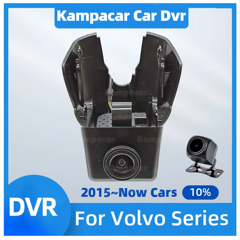 Vlv11-E 2K 1440P Car Dvr Wifi Dash Cam Videoregistratore Per Volvo Xc90 D5 Rdesign Per Volvo Xc 90 7 Posti Diesel B5 B6 T6 T8 For Volvo Xc90 For Volvo