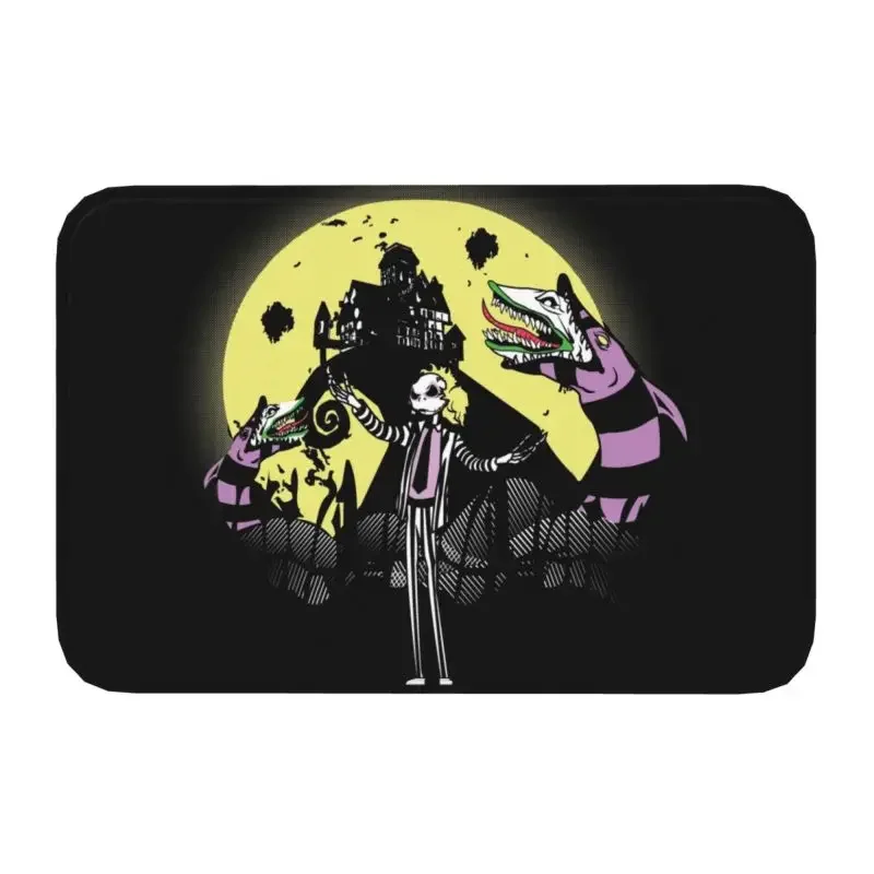 Bettlejack Revised Door Floor Bagno Kitchen Mat Antiscivolo Outdoor Tim Burton Beetlejuice Zerbino Garage Ingresso Tappeto Tappeto