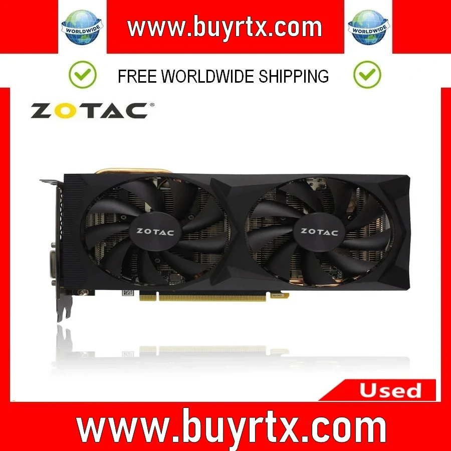 2024 Schede Video Zotac Rtx 2060 Super 6Gb 8Gb Usate Gpu Rtx2060 Scheda Grafica Da Gioco 2060 S
