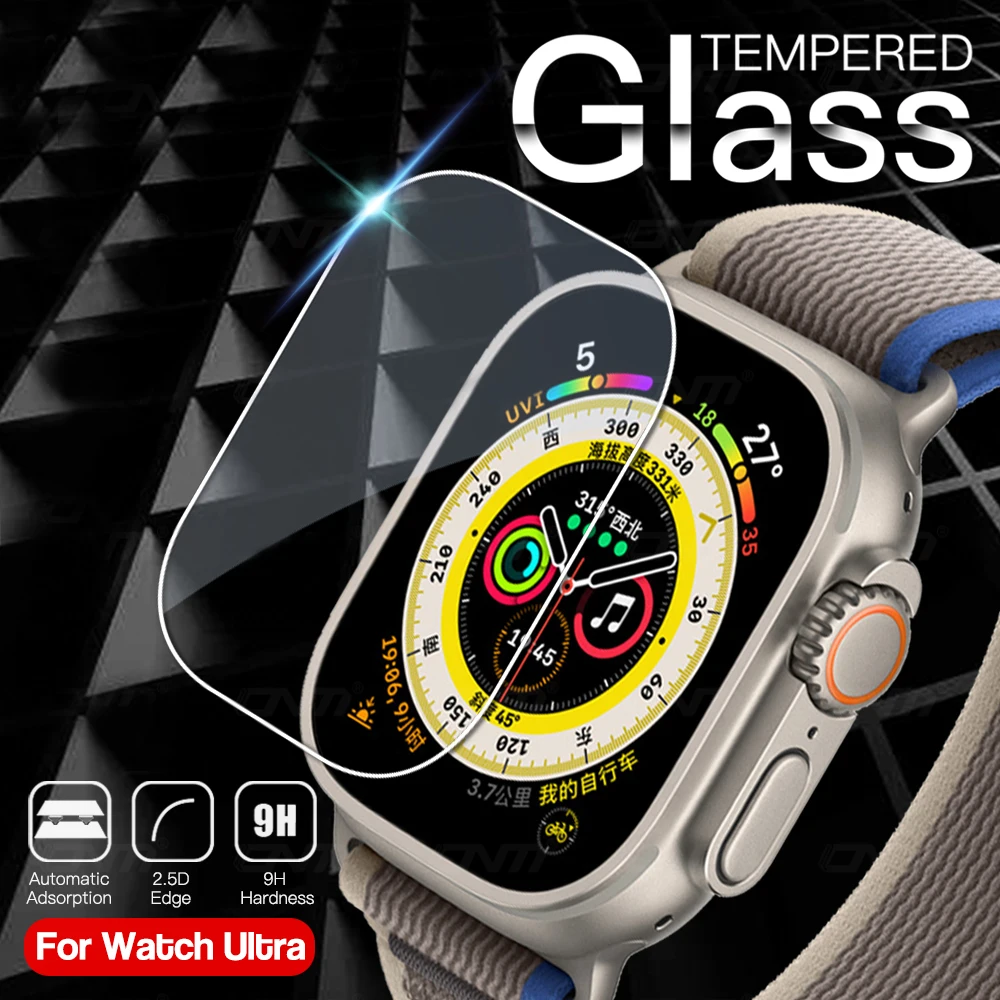 Vetro Temperato Per Apple Watch Ultra 49Mm Proteggi Schermo Antigraffio Per Apple Watch 8 Pro 49Mm Smartwatch