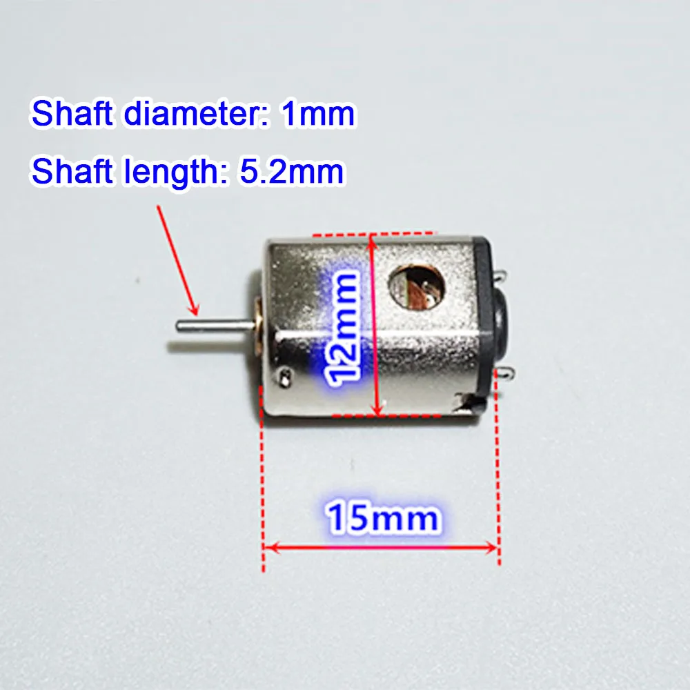 High Speed Ne Strong Magnetic Micro Mini N20 Motor Dc 1.5V 3V 3.7V 31500Rpm Cooling Hole  Tiny Electric Four Wheeler Toy Car