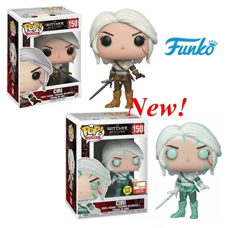 Nuovo Arrivo Funko Pop The Witcher Ciri #150 Edizione Limitata Vinyl Action Figure Model Toys For Children Gifts