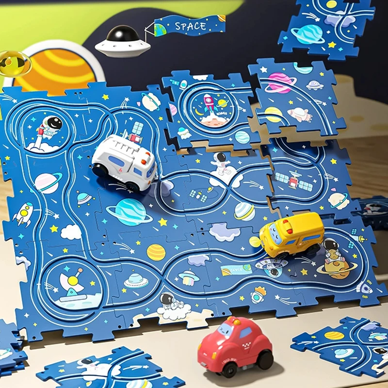 Logic Board Game For Kids Jigsaw Puzzle Toys Race Car Track Toys Slot Rail Toys For Kids Monetssssori Giocattoli Educativi Regalo Per Ragazzi