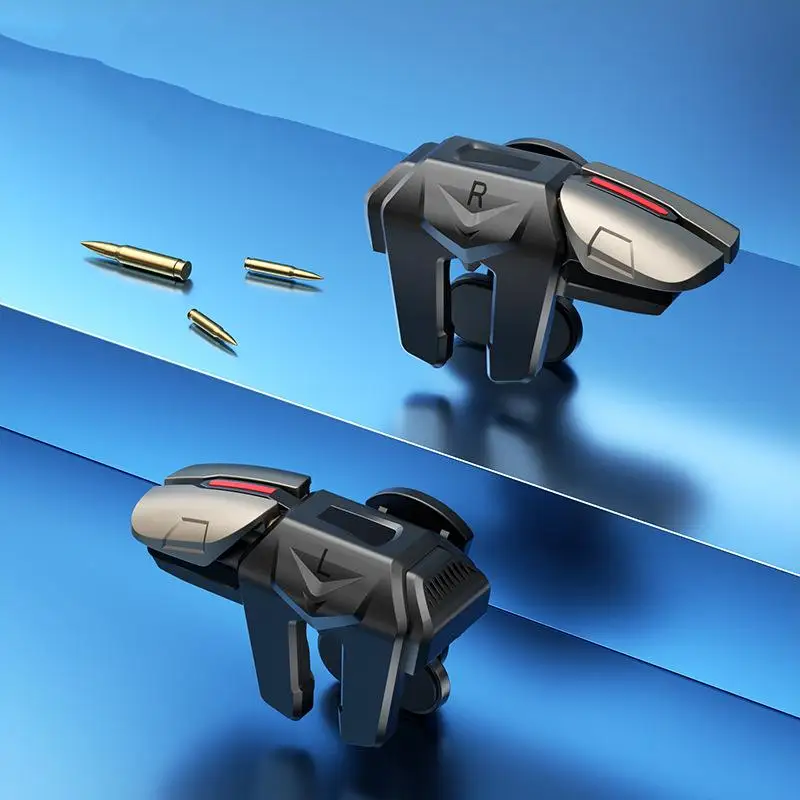 1Pair G21 6 Finger Gaming Trigger Pulsanti Fisici Per Controllo Senza Latenza Compatibile Per Smartphone Android Iphone