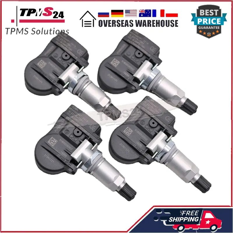 Per Volvo V60 V60 Cross Country Xc60 S60 Ii S70 S80 V40 V70 Xc70 Ii 433Mhz Tpms Sensore Monitor Pressione Pneumatici 31341171