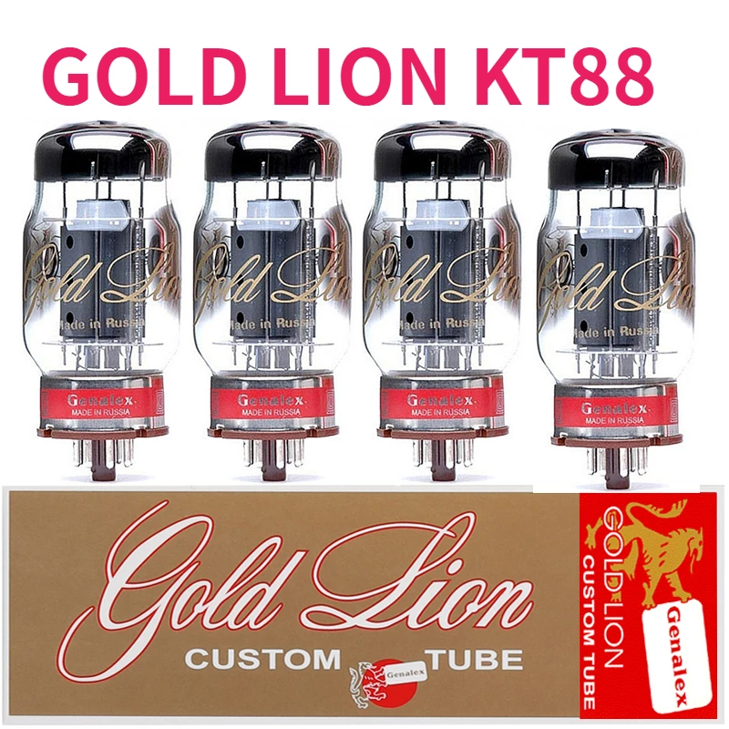 Kt88 Vacuum Tube Gold Lion Sostituzione Kt77 Kt66 El34 Factory Test Match Amplificatore Per Tubi Fai Da Te