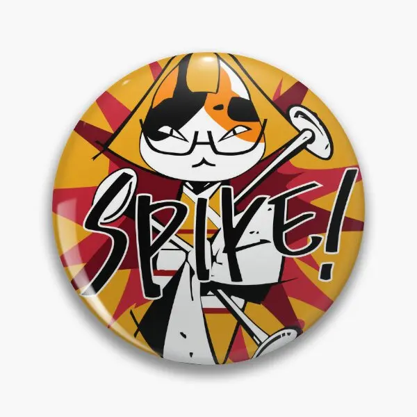 Baionetta 3 Spike Cat Soft Button Pin Collar Gift Spilla Spilla Cartoon Metal Fashion Women Clothes Cute Decor Lover