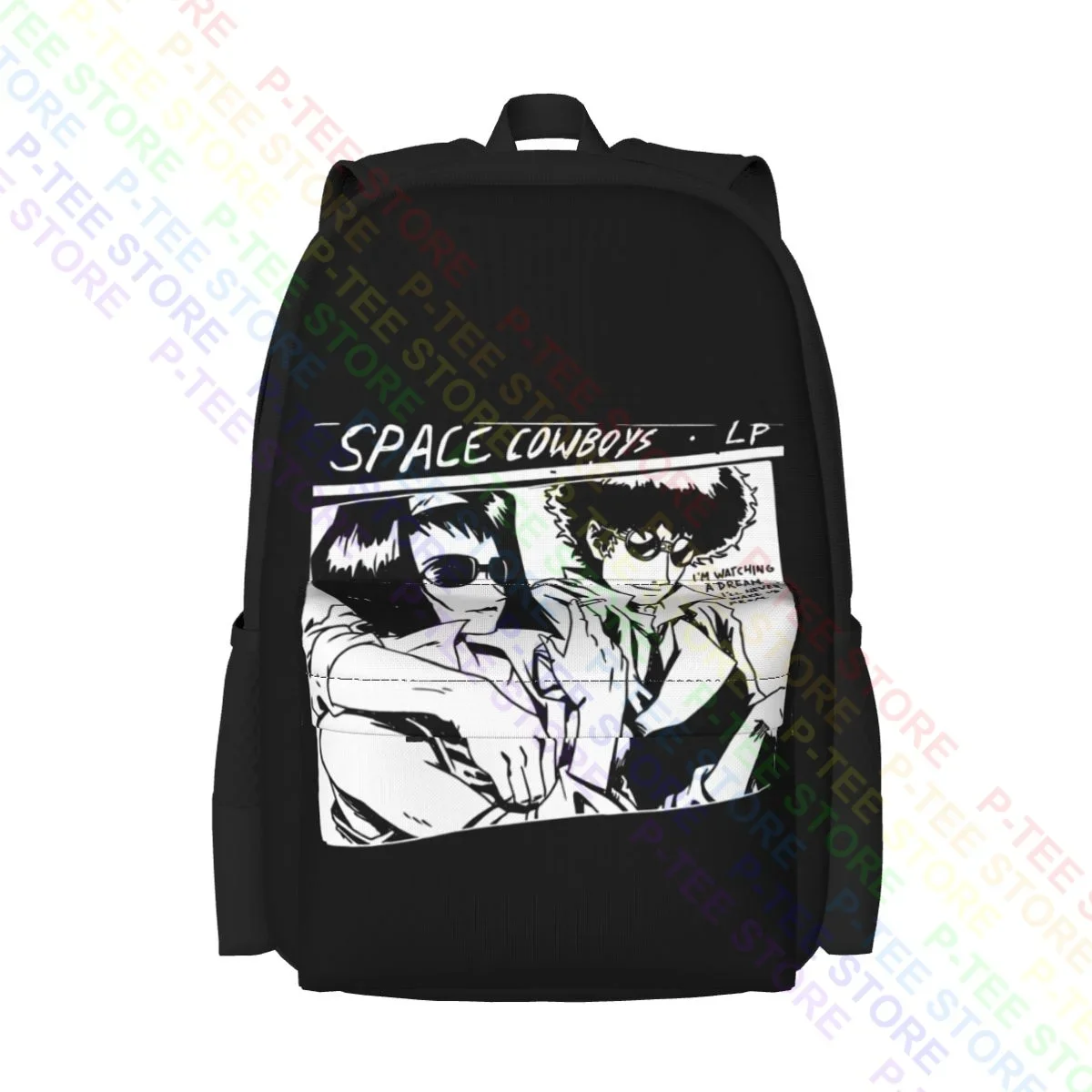 Sonic Cowboys Cowboy Bebop Sonic Youth Album X Spike Spiegel Faye Zaino Di Grande Capacità School School Sport Bag
