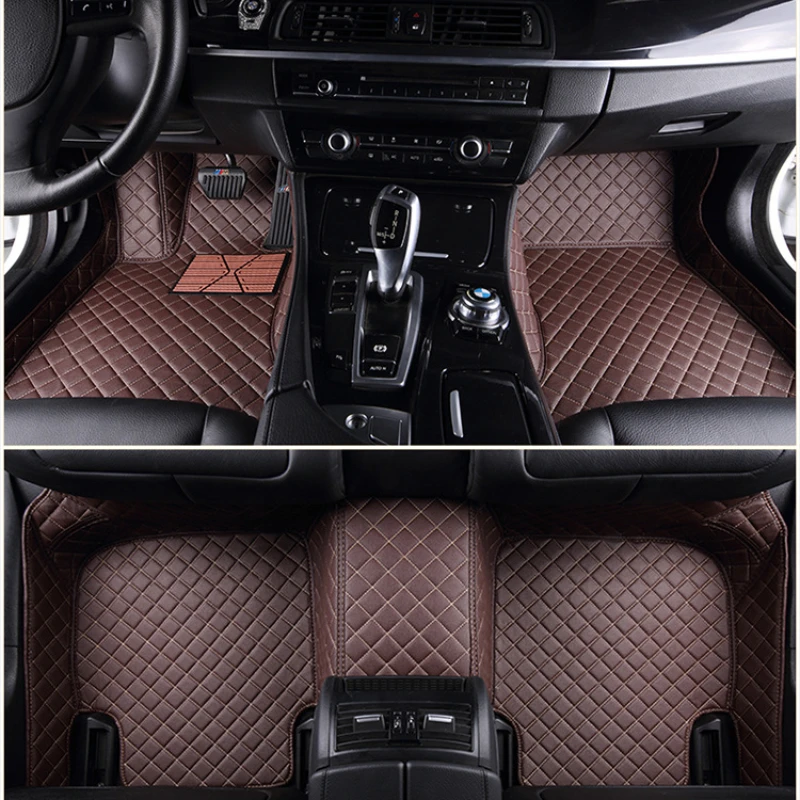 Tappetini Auto Personalizzati Per Audi A8 A8L 4 N2 4 N8 4Nx 4 Posti 2018-2023 Anni Tappeto In Pelle Artificiale Interni Accessori Auto