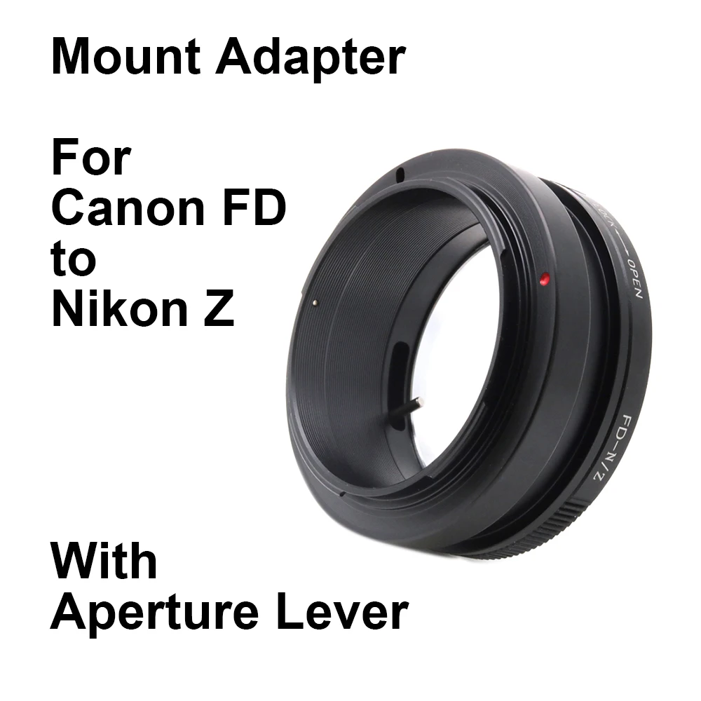 Fd-Nik Z Per Canon Fd Slr Lens - Nikon Z Mount Adapter Ring Fd-Z Fd-Nz Fd Nfd-Z Nfd-Nik Z Per Nikon Z5 Z6 Z7 Z9 Zfc Z50 Z30 Ecc.