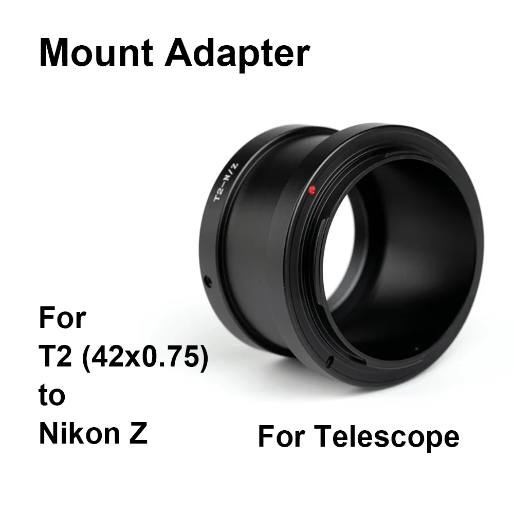 T2-Nik Z Per Telescopio T / T2 (M42X0.75)-Nikon Z Mount Adapter Ring T-Z T2-Z T2-Nikon Z Nz Per Nikon Z5 Z6 Z7 Z9 Zfc Z50 Z30