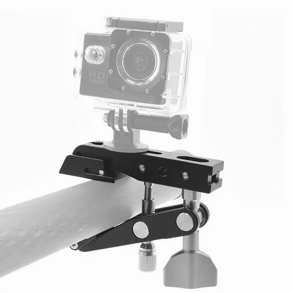 Staffa Per Fotocamera Super Clamp Clip Per Fotocamera Slr Multifunzionale Super Clamp In Alluminio Con Pinza Per Granchio A Morsetto Da 3/8 "1/4" Clip