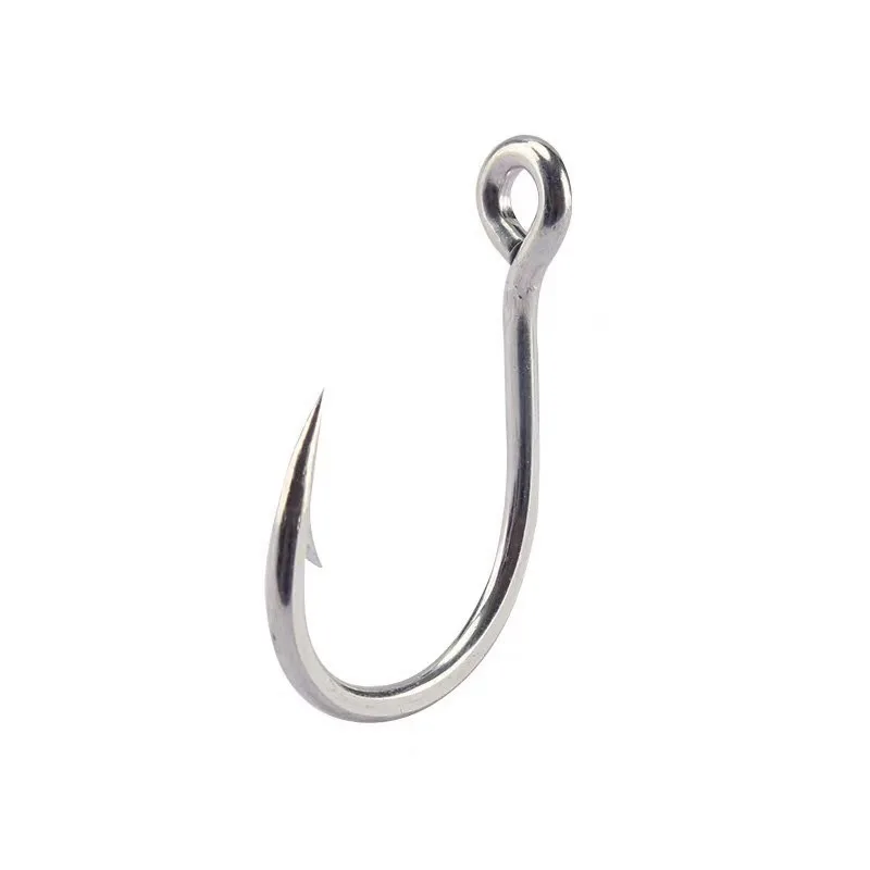 Mustad Original 10881Np-Dt Ami Da Pesca Jigging Hook Single Ocean Jig Big Spinato Con Foro Hook Squid Carp Hardbait Pesc