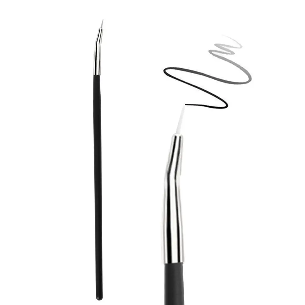Pennelli Per Trucco Per Eyeliner Fine Pennello Per Eyeliner In Gel Liquido Pennello Per Eyeliner Lungo Sottile Fodera Per Occhi Professionale Strument