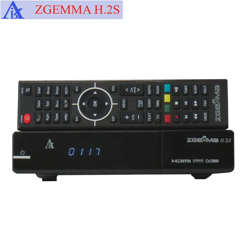 Zgemma H.2S 1080P Two Tuners Dvb-S2 Enigma2 Linux Os Tv Decoder Con Lettore Di Smart Card E Interfaccia Ethernet 100 Mbi