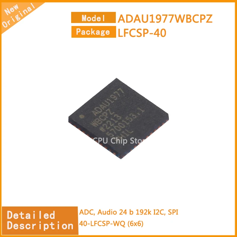 5 Pz/Lotto Nuovo Originale Muslimaadau1977 Adc, Audio 24 B 192K I2C, Spi Muslimate (6X6)
