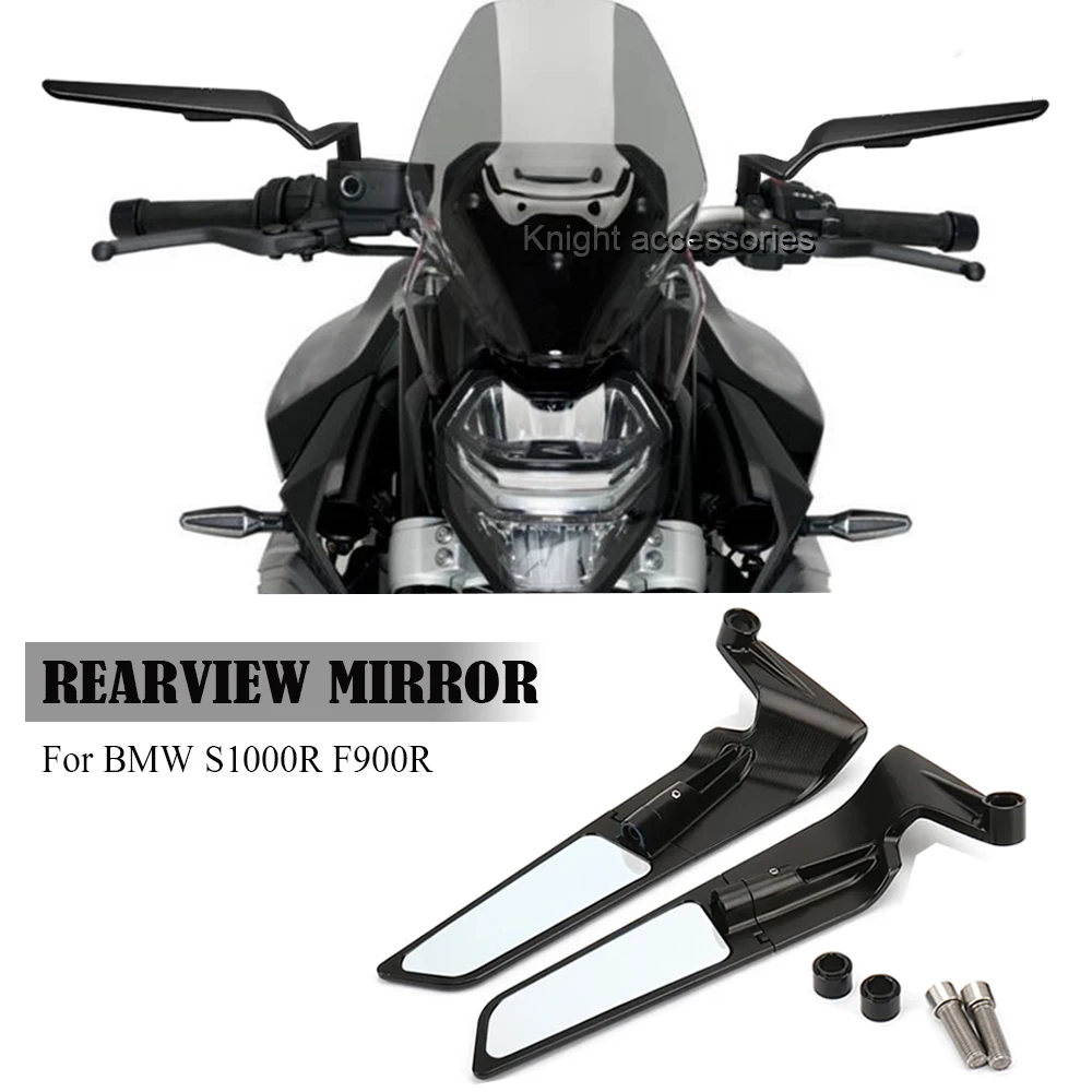 S1000R F900R Specchietto Retrovisore Rotante Regolabile Per Ala Del Vento Del Motociclo Per Bmw S1000R F900R S1000R F900R 2014-2023