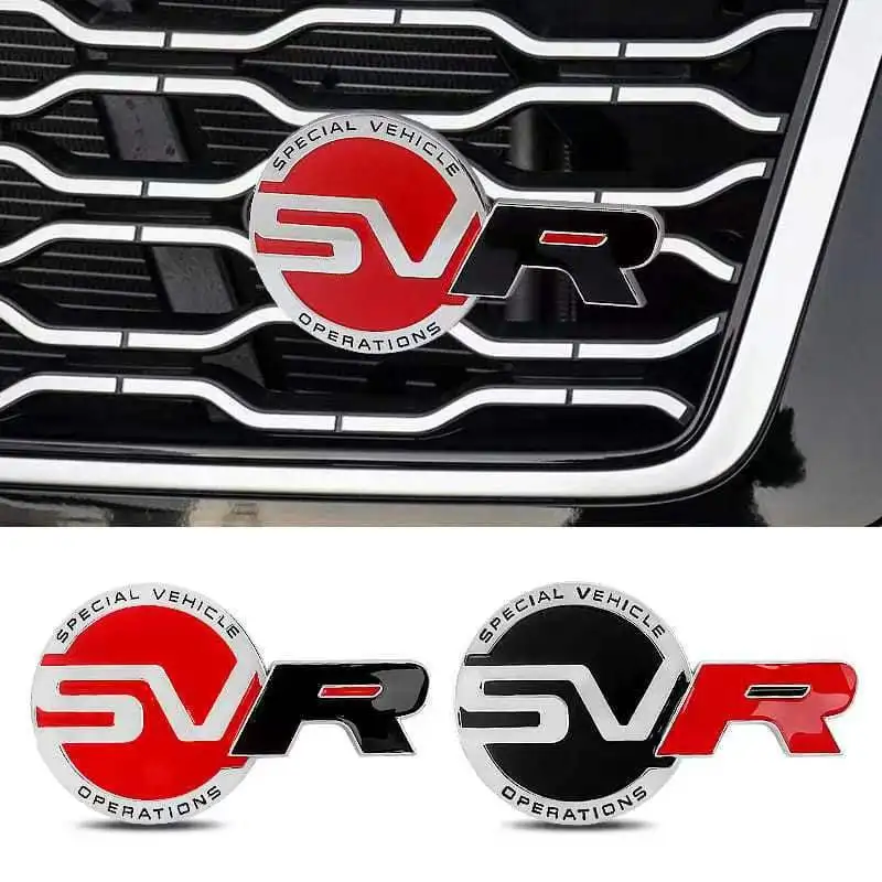Adatto Per Land Rover Svr Metal Label Range Rover Sport Etichetta Posteriore Modificata Sv Body Sticker 3D Logo Ad Alte Prestazioni
