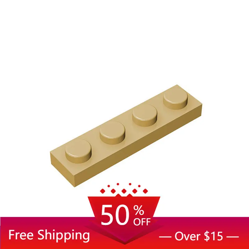 10Psc Bricks Plate 3710 1X4 Compatible Assembles Particles  For Building Blocks Parts Diy Enlighten Bricks Educational  Toys