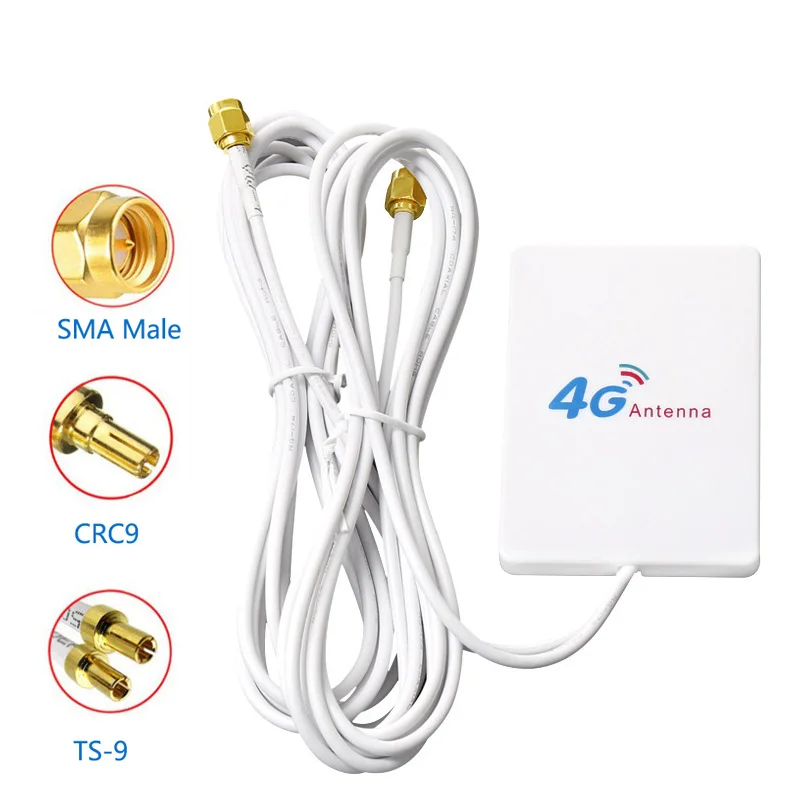 4G 3G Lte Router Antenna Esterna Lte Antenna Ts9 Crc9 Connettore Sma Per Huawei 3G 4G Lte Router Modem 2M Cavo