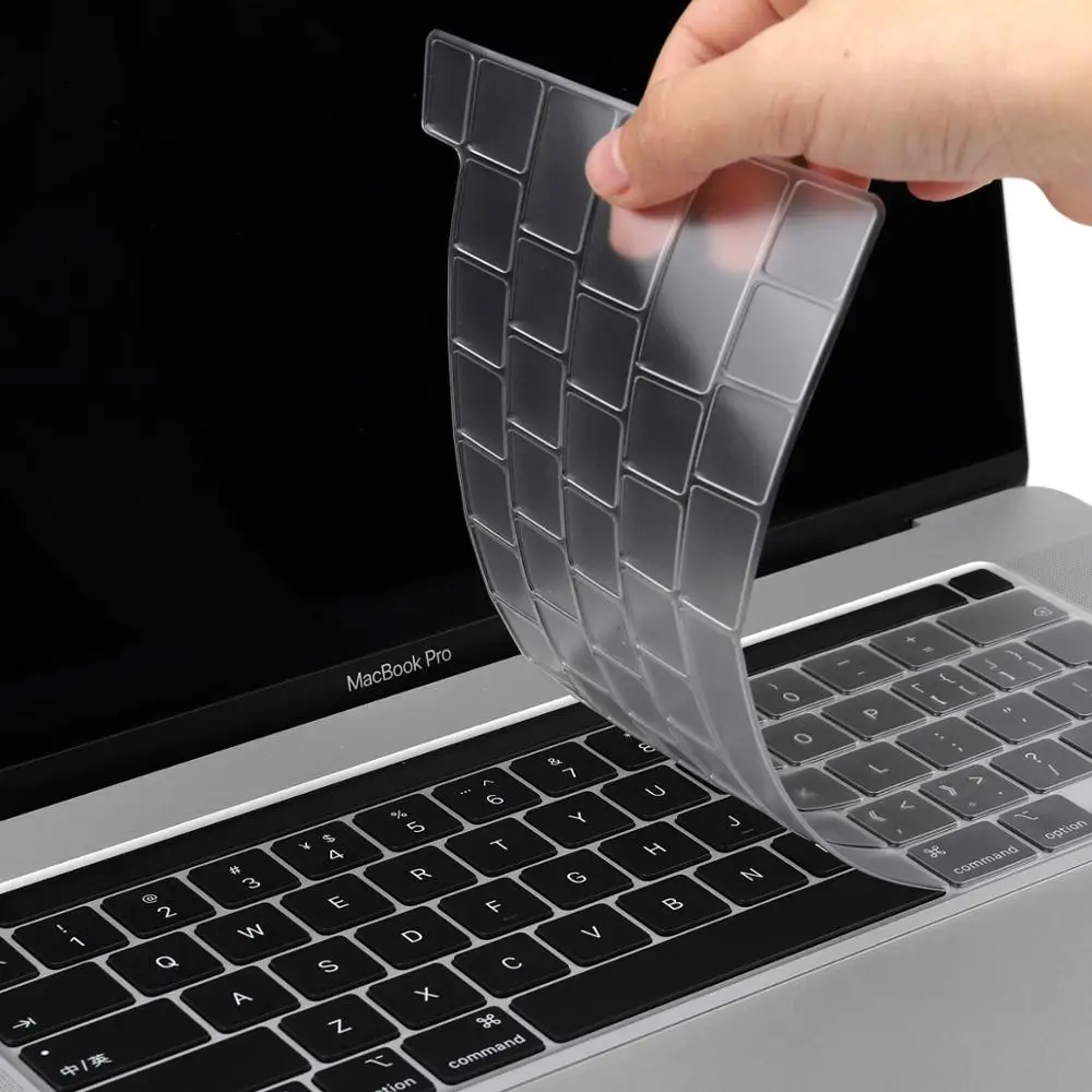 Eu/Uk Us English French Spanish Russian Silicon Keyboard Cover Skin Per Macbook Newest Pro 13 16 2020 A2338 A2289 A2141Touch Bar