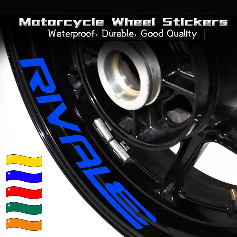 Adesivo Riflettente Impermeabile Ruota Per Mv Agusta Rivale Rivale 800 Nastri A Righe Per Cerchioni Interni Moto Decalcomanie Antigraffio Rivale