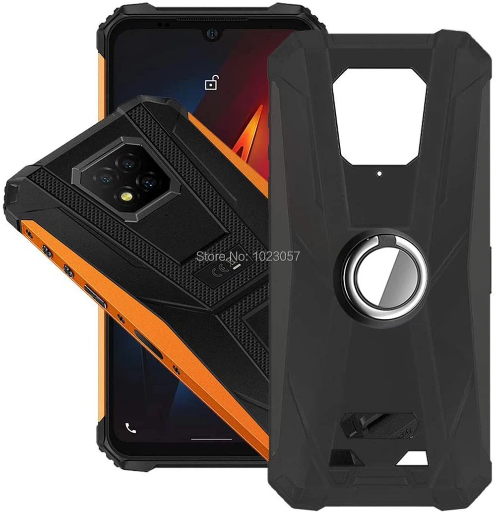 Custodia Per Ulefone Armor 8 Anello Metallico Finger Cover Antiurto Per Ulefone Armor 8 Pro Couqe Funda Coque