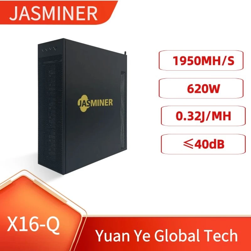 Nuovo Jasminer X16-Q 1950M Miner 8G Memoria Wifi 3U Jasminer X16Q Quiet Etc Zil Ethw Miner Wi-Fi 1950Mhs 620W Jasminer X16 Q