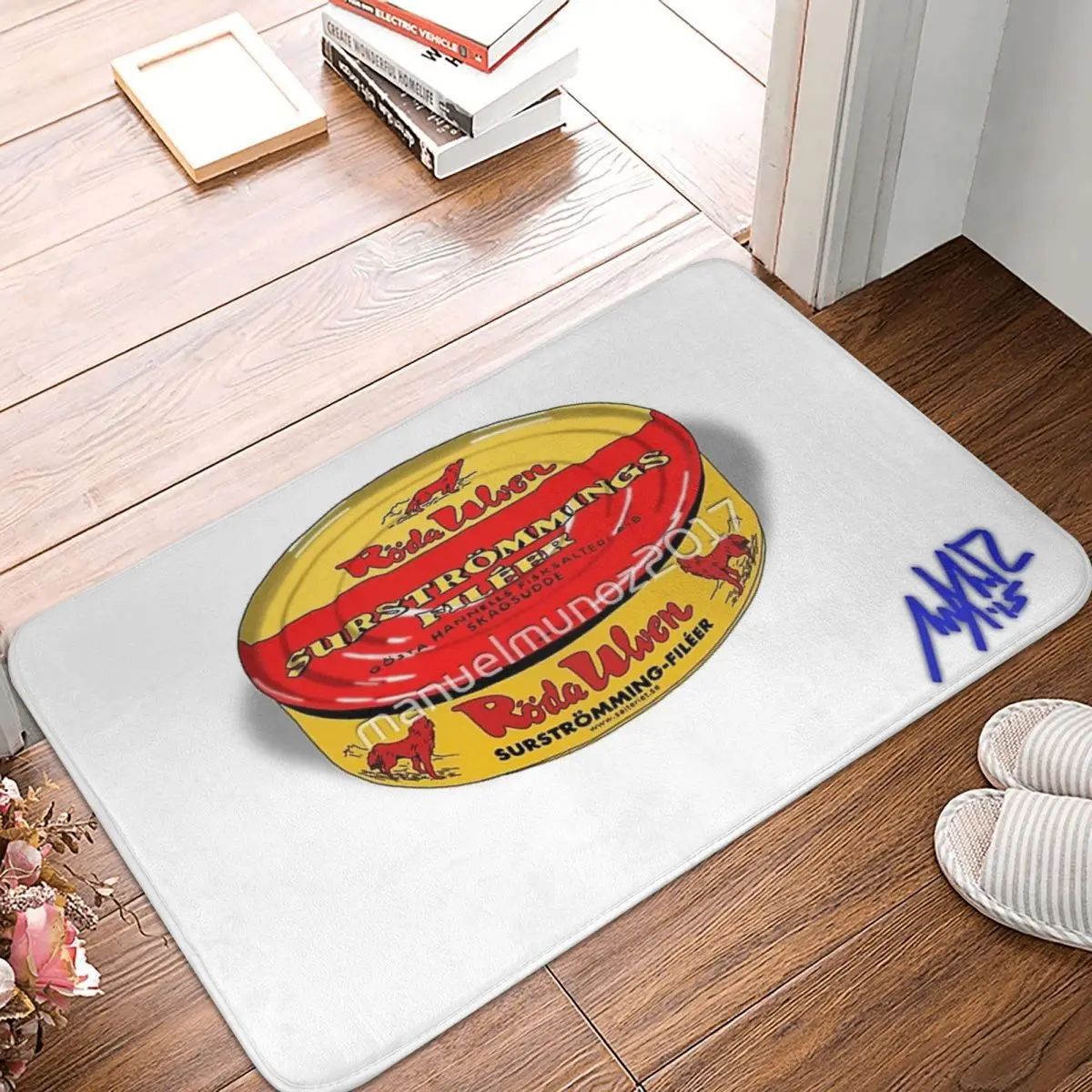 Surstromming 40X60Cm Tappeto Tappetini In Poliestere Tappetini Personalizzati Soggiorno Decorazioni Per La Casa