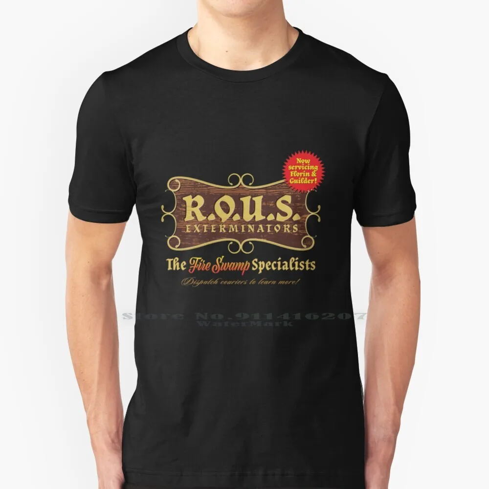 R.O.U.S. Exterminators T Shirt 100% Puro Cotone The Princess Bride Florin Princess Bride Quotes Guilder Fire Swamp Come Desideri