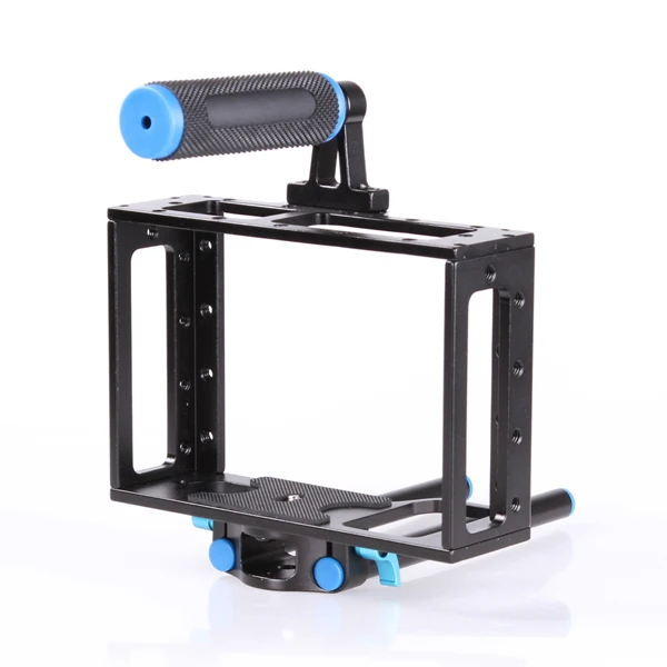 Alluminio Dslr Camera Cage Supporto Kit Per Canon 5D Mark Ii 7D 60D 15Mm Cage Camera Rig
