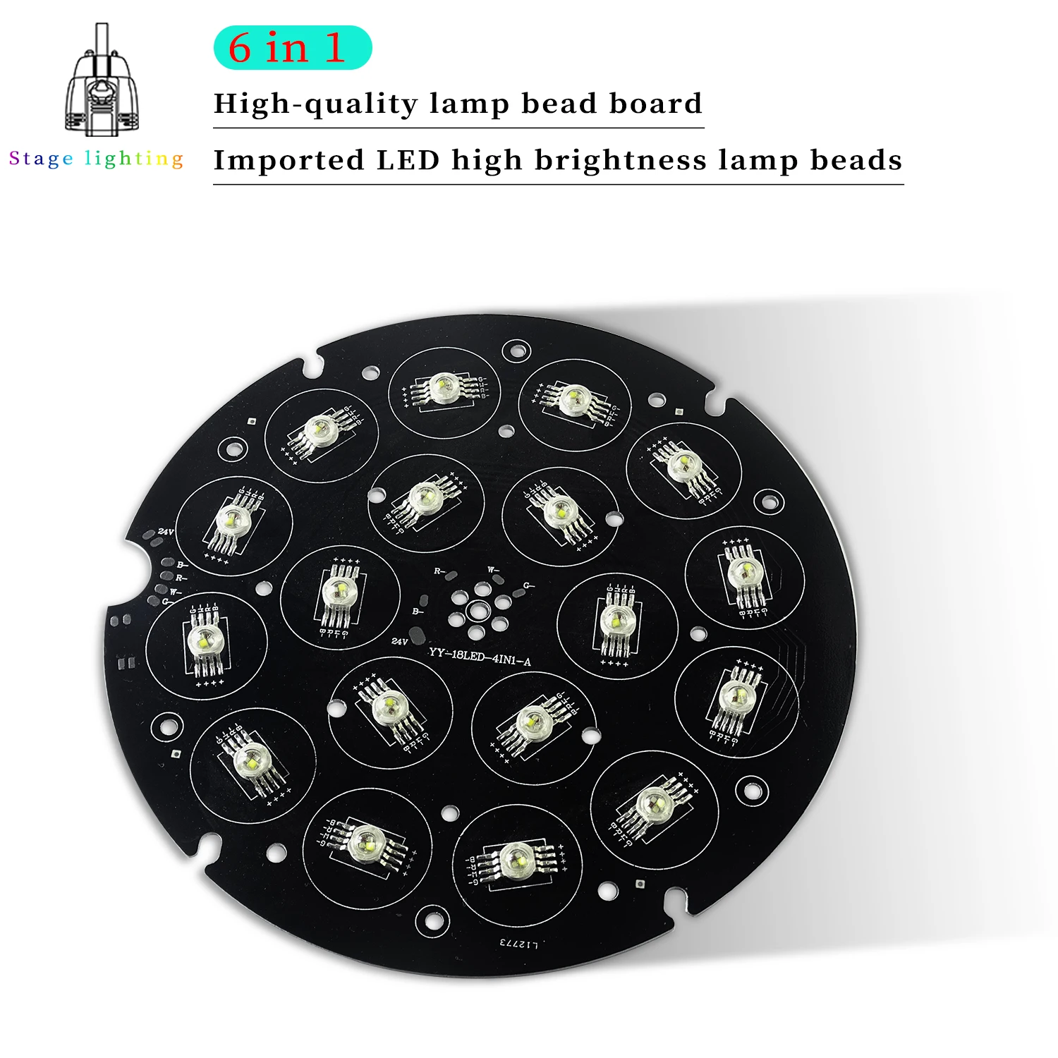 18X18W Rgbwa Uv 6In1 Led Bordo 18X12W Rgbw 4In1 Par Del Led Branello Della Lampada 18X15W Rgbwa 5In1 Luce Della Fase Di Alluminio Led Par 64 Sorgente 