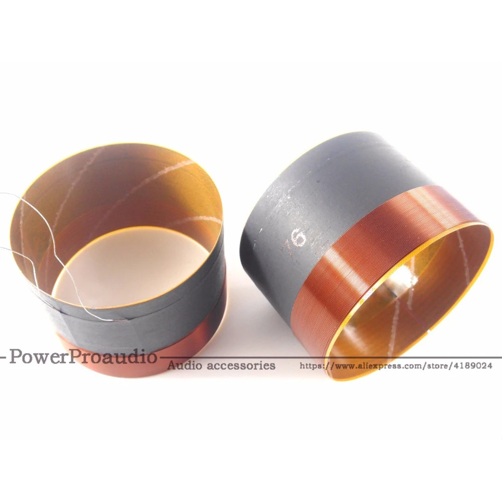 2Pcs 76.0Mm Altoparlante A Tromba Bass Voice Coil Woofer Driver Audio Bass Voice Coil 2 Strati