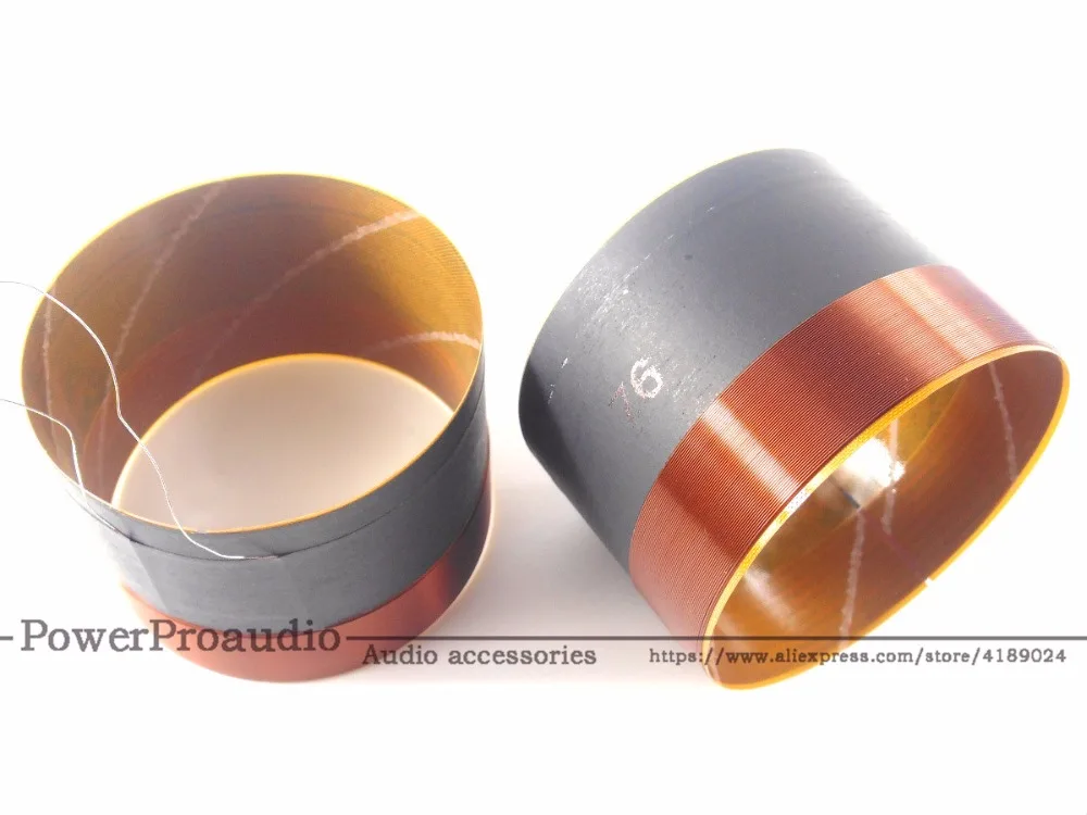 2Pcs 76.0Mm Altoparlante A Tromba Bass Voice Coil Woofer Driver Audio Bass Voice Coil 2 Strati