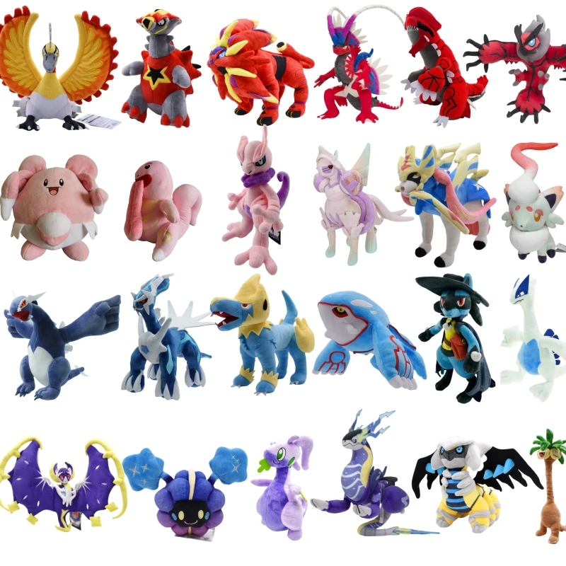 Legendary Pokemon Peluche Lugias Lucario Giratina Koraidon Zacian Solgaleo Figure Cartoon Peluche Regali