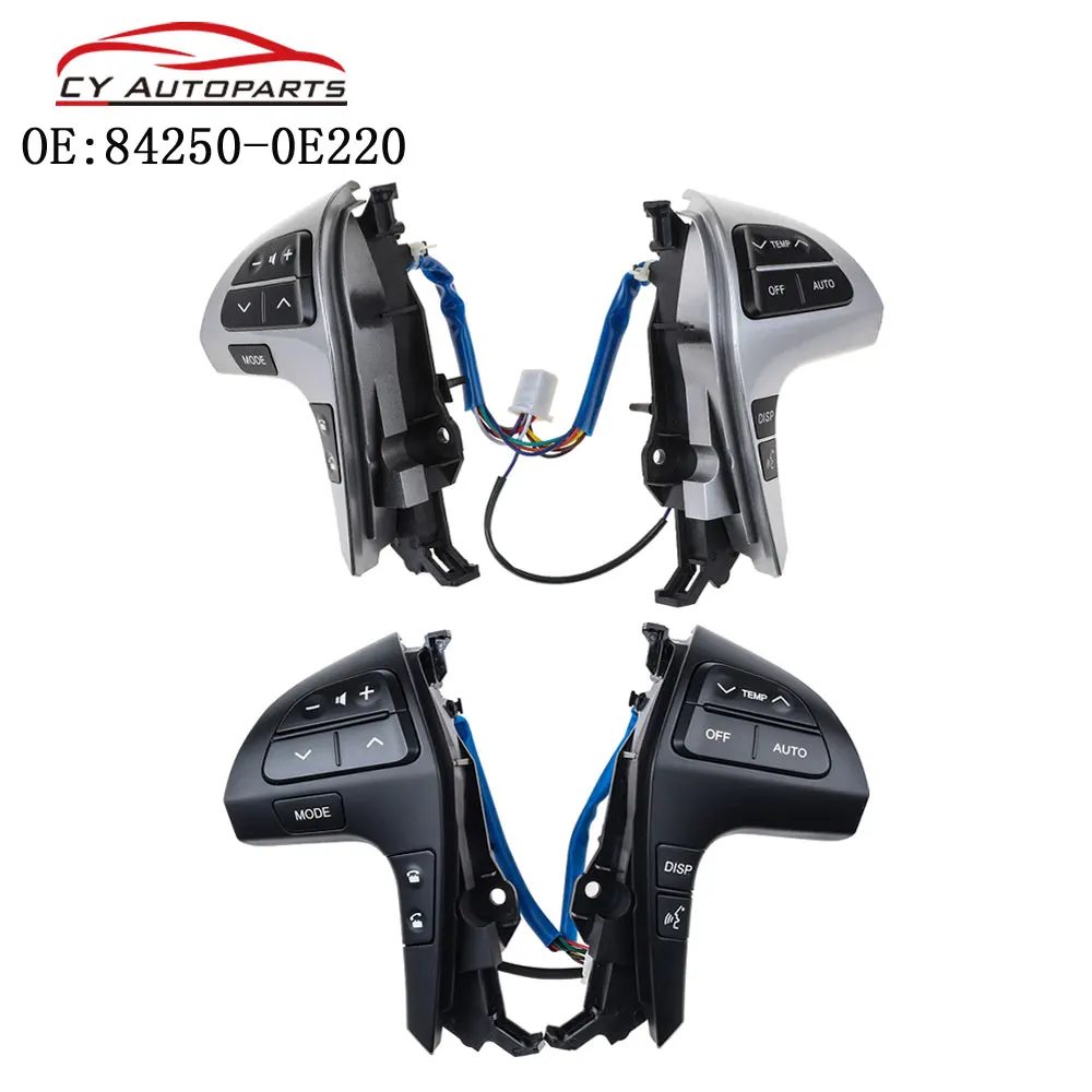 2 Color Steering Wheel Audio Control Switch For Toyota Hilux Vigo Highlander 84250-0E220 842500E220