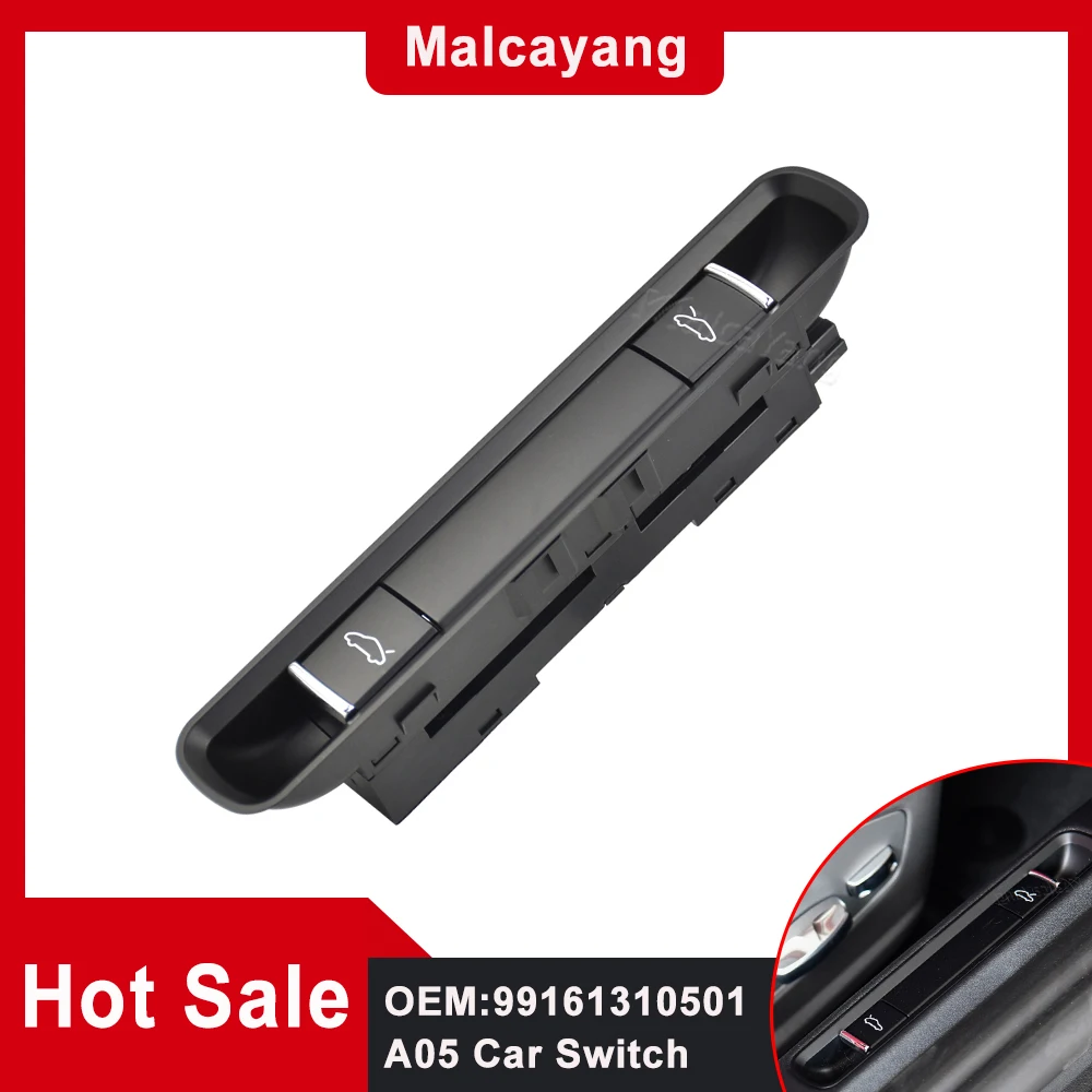 Muslimfor Porsche 718 Boxster 911 Carrera Hood Decklid Release Switch Assembly Muslimate 99161310501