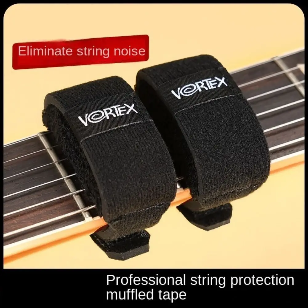 Nastro Regolabile Per Guitar Beam Noise Damper Wrap Fingerboard Mute Tape Silent Guitar Fret Strings Mute 4 String Bass