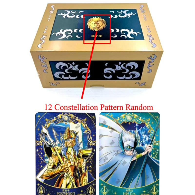 Genuine Anime Saint Seiya Legend Of Headstary Collection Cards Surround Se Qr Cards Toy For Children Christmas Birthday Gift
