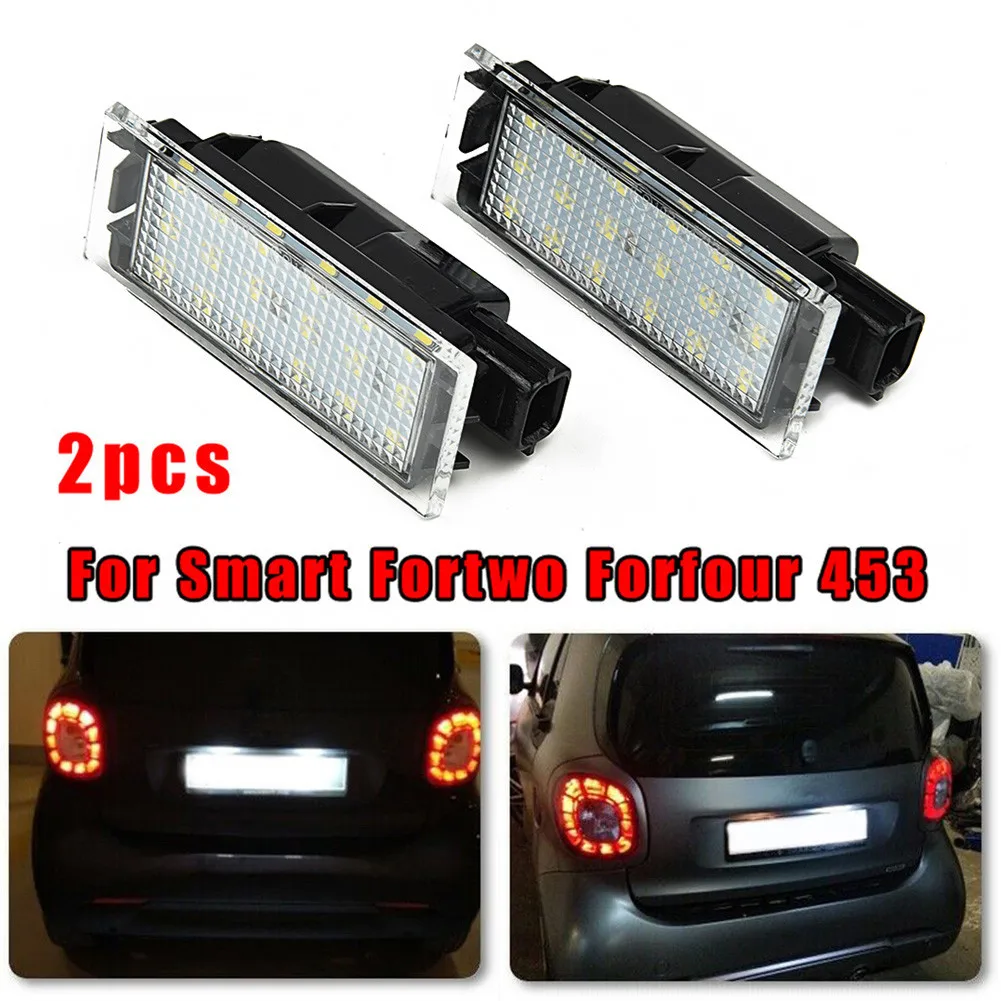 18 Led Luce Targa 2 Pezzi 415 453 Per Smart Fortwo Forfour Led Nessun Errore Durevole