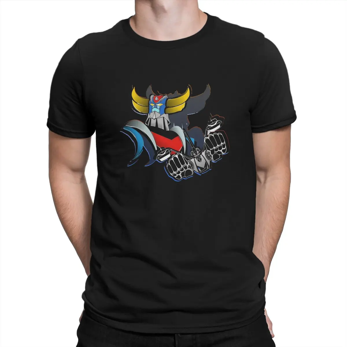 Goldorak Ufo Robot Grendizer Tshirt Uomo Top Vintage Summer Clothing T Shirt