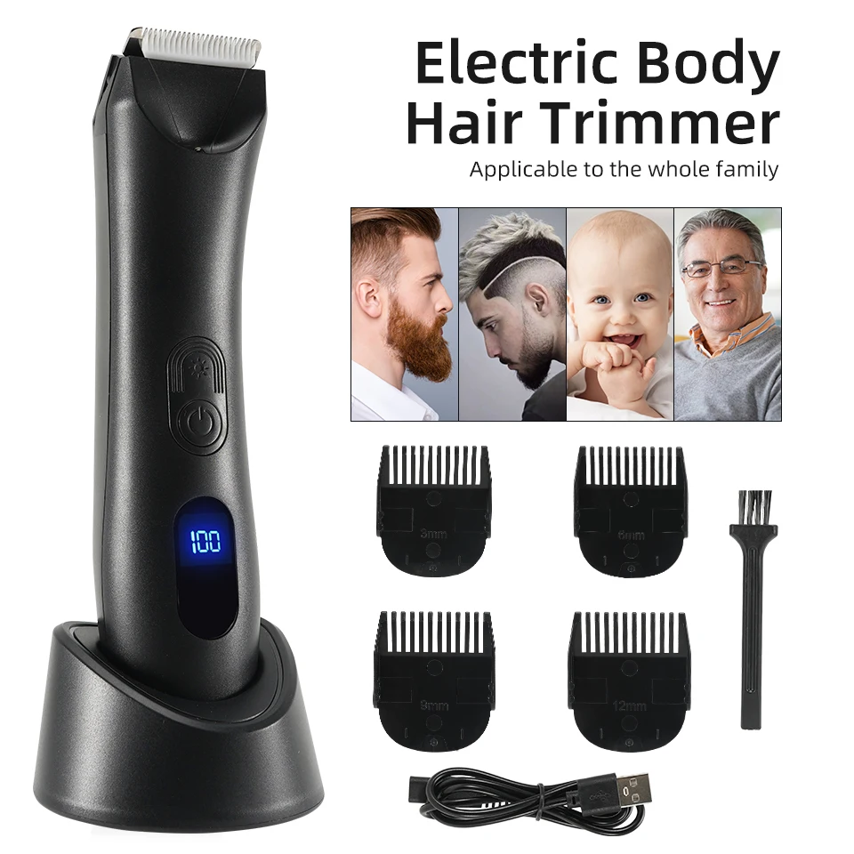 Depilazione Da Uomo Aree Intime Posti Parte Taglio Di Capelli Rasor Wet Dry Clippers Pube Ascella Corpo Capelli Ultima Igiene Rasoio