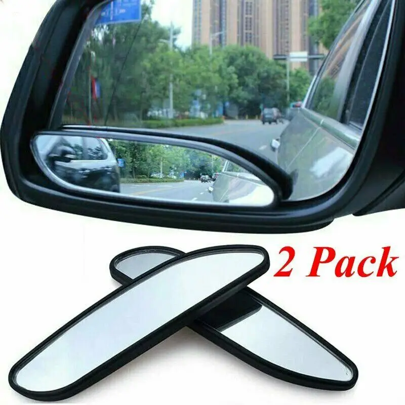 2X Blind Spot Mirror Auto Grandangolare Convesso Vista Laterale Auto Camion Suv
