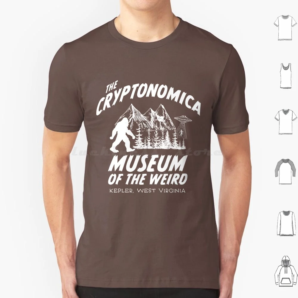 Cryptonomica T Shirt Big Size 100% Cotone Adventure Zone Dnd Amnology Bigfoot Cryptid