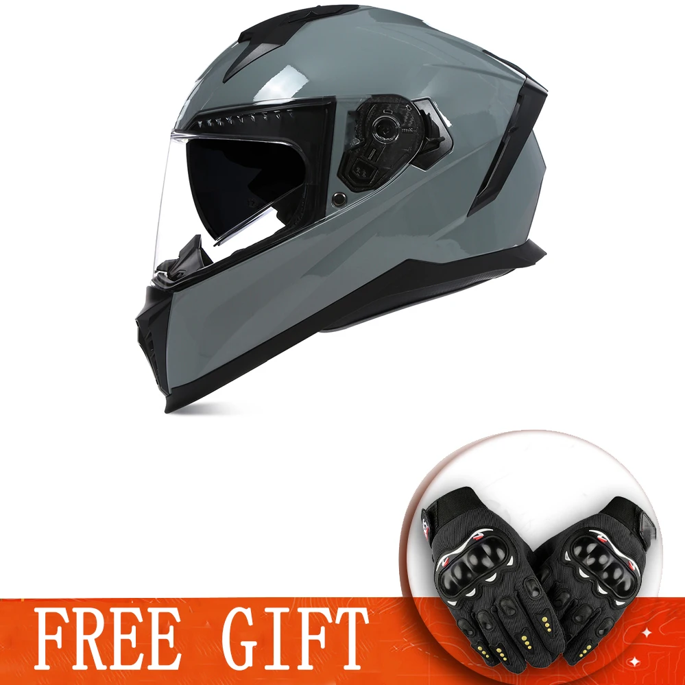 Racing Vintage Cascos Para Moto Scorpion Helmet Cascos Moto Double Lens Casco Integrale Moto Casque Dot Ece Approvato